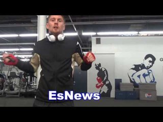 jason quigley in camp check out his skills  EsNews Boxing