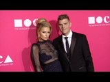Paris Hilton and Chris Zylka 2017 MOCA Gala Purple Carpet
