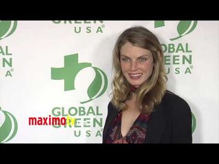 Descargar video: Angela Lindvall Global Green USA's 10th Annual Pre-Oscar Party ARRIVALS