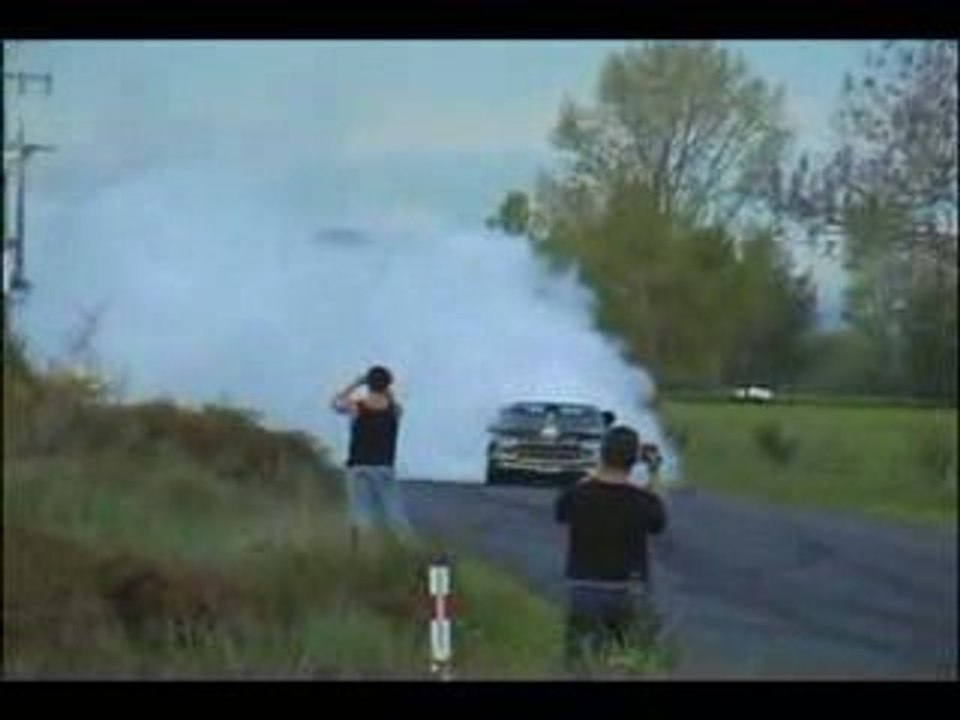 Hearse v8 Mopar burnout