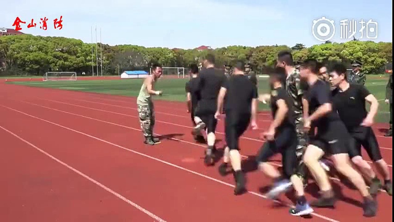 Training Chinese firefighters