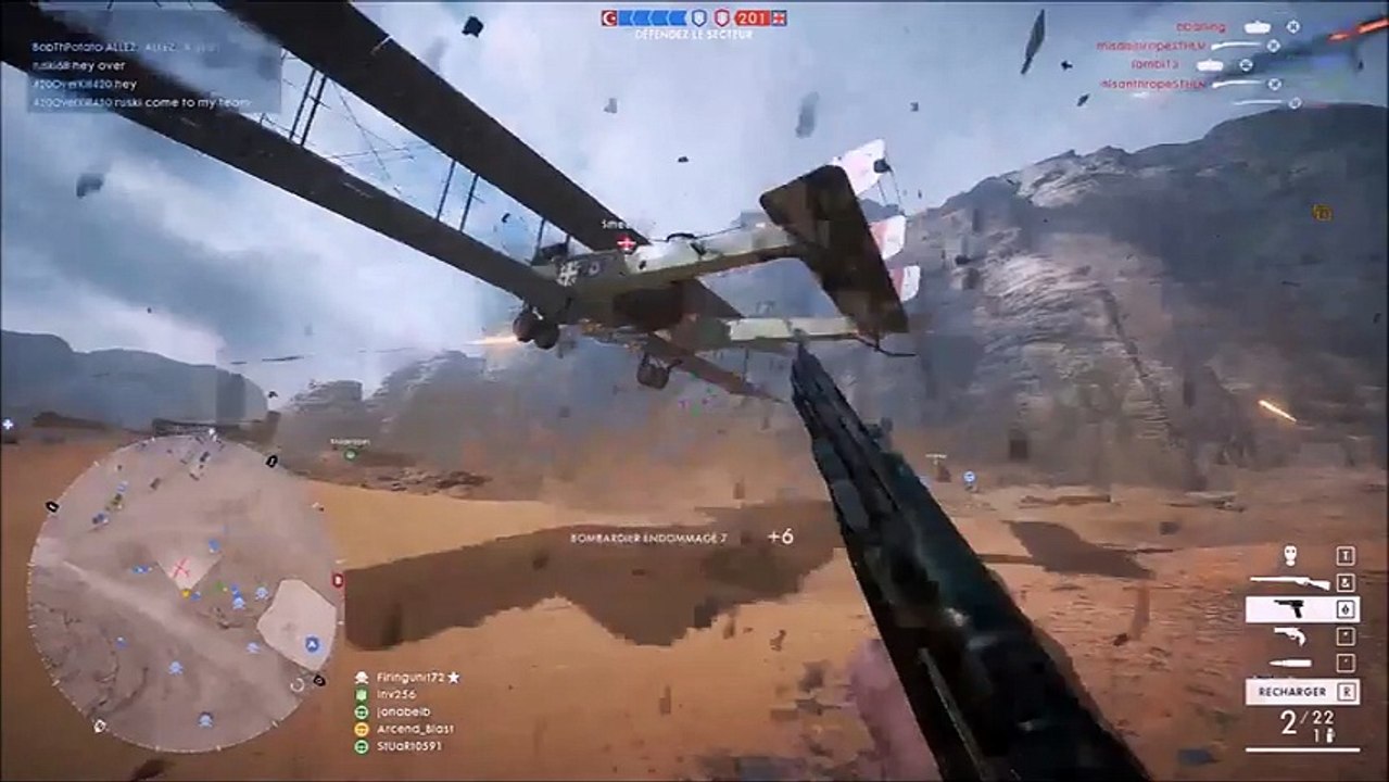 Battlefield 1 meilleur sniper  gameplay #2