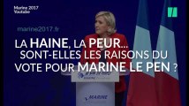 Les électeurs de Marine Le Pen votent-ils par peur et par haine? Ce qu'en disent les psychologues