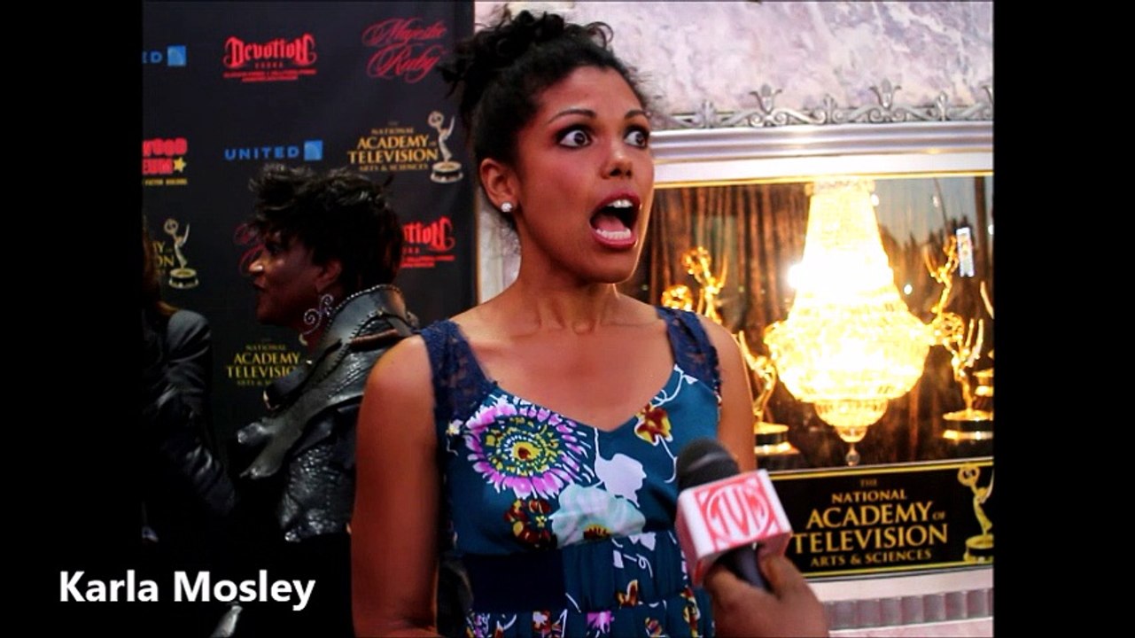 Karla Mosley of The Bold and the Beautiful at 2017 Daytime Emmys Pre-Party