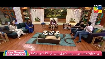 What Lady Asked From Shehzad Sheikh in Sanam Jung Show That Made Everyone Laugh