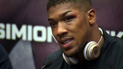 Joshua v Klitschko. Statement of Joshua after the fight.