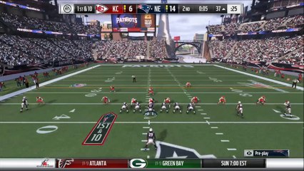 TD Hogan vs Kansas City Madden NFL 17
