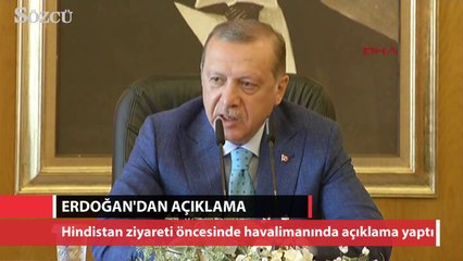 Скачать видео: Erdoğan'dan Hindistan ziyareti öncesi açıklama