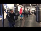 boxing champ jessie magdaleno working out - esnews boxing