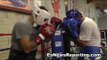 Sparring Slick Boxer (USA) vs Brawler (Russia )EsNews Boxing