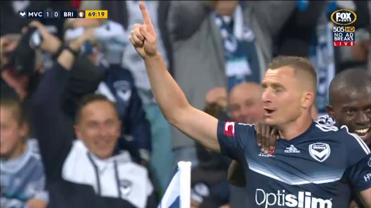 1-0 Besart Berisha AMAZING Goal  - Melbourne Victory 1-0 Brisbane Roar - Semi-final 29.04.2017 [HD]