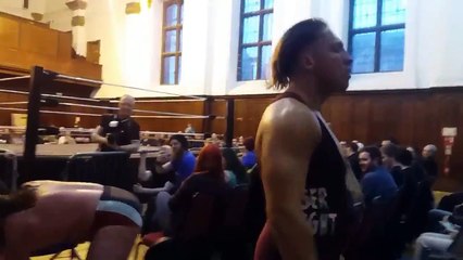 Pete Dunne Uses A Chilad As Weapon