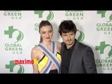 Miranda Kerr & Orlando Bloom Global Green USA's 10th Annual Pre-Oscar Party ARRIVALS