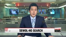 Sewol-ho search team search 4th and 5th floor of sunken vessel