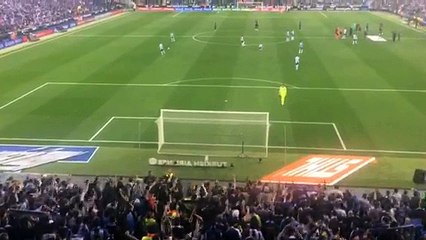 Càntics d'una part de l'afició de l'Espanyol