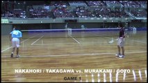 NAKAHORI / TAKAGAWA vs. MURAKAMI / GOTO part1 【ソフトテニス】