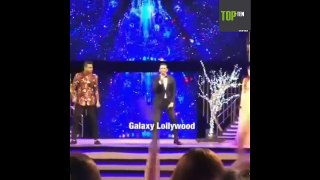 Sajjad Ali, Momina Mohtehsan and Asim Azhar performing at Hum Awards 2017 - Pel 5th HUM AWARDS 2017