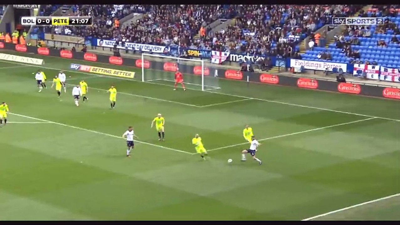 Jem Karacan Goal HD - Bolton 1-0 Peterborough - 30.04.2017