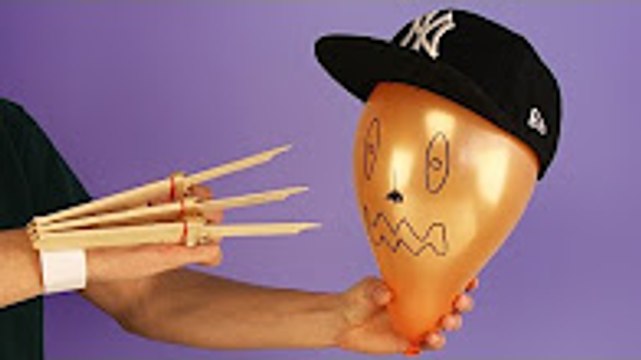 DIY Logan X-Men Wolverine Automatic Claws from 15 Popsicle Sticks - YouTube
