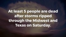 At least 5 killed after tornadoes hit Texas