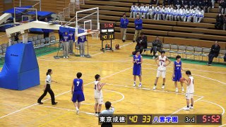 東京成徳vs八雲学園(Q3)高校バスケ 2017 関東新人戦女子決勝