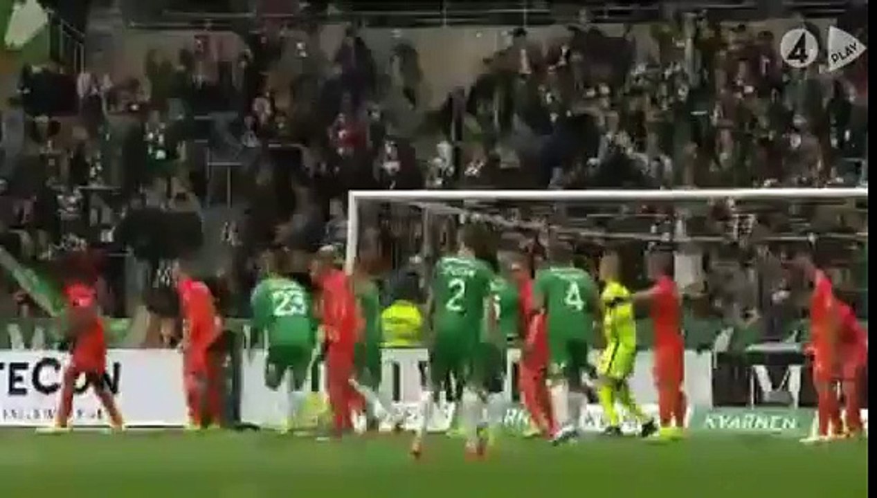 Hammarby 1:0 Eskilstuna City (Swedish Allsvenskan. 29 April 2017)