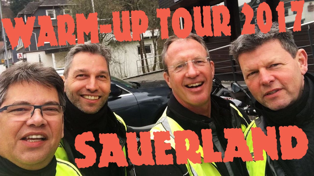 Warm-up Tour 2017 ins Sauerland - Motorradtour Coole-Biker