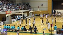 岩手vs京都(Q2)高校バスケ 2016 いわて国体少年男子準決勝