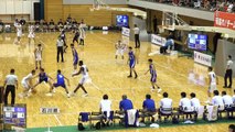 福岡vs石川(Q1)高校バスケ 2016 いわて国体少年男子準決勝