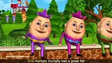 Humpty Dumpty Nursery Rhyme - 3D Animation English Rhymes for children,Çizgi film izle 2017 & 2018