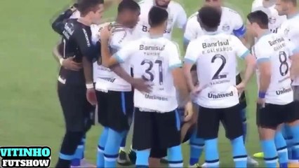 Players urinating inside the field