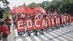 Miles de trabajadores piden mejoras el Primero de Mayo en el Sudeste Asiático