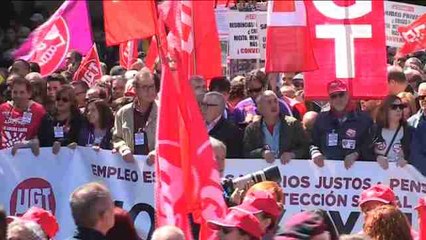 Arranca la manifestación del Primero de Mayo en Madrid clamando contra la corrupción