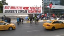 Mecidiyeköy'de Taksim'e Yürümek Isteyen Gruba Müdahale