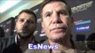 julio cesar chavez - no mexican fighter would do what canelo did with his belt  EsNews Boxing