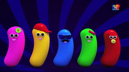 Jelly bean finger famille _ Musique pour enfants _ Rhyme pour bébé _ Jelly Bean Finger
