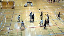 福岡第一vs延岡学園(1Q)高校バスケ 2016 KAZU CUP決勝