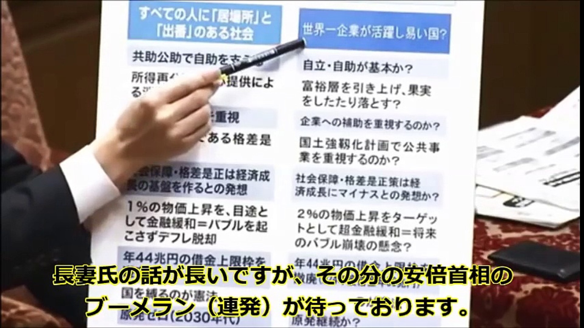 国会ブーメラン連発 爆笑 民主党 長妻氏に安倍首相砲連発 麻生さん面白い国会中継 Video Dailymotion