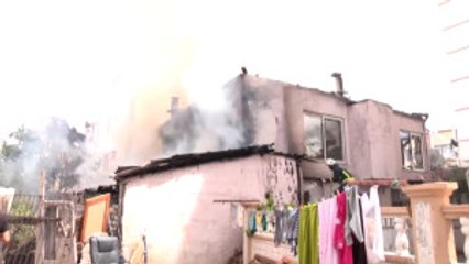 Çöp Toplayarak Geçimlerini Sağlayan Yaşlı Çiftin Evinde Yangın