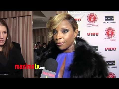 Mary J. Blige Interview at VIBE Magazine 20th Anniversary Grammy Weekend 2013