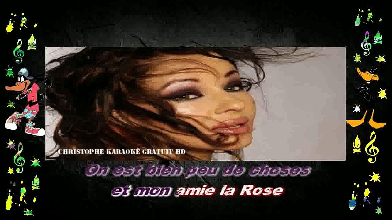 Natacha Atlas - Mon amie la rose KARAOKE / INSTRUMENTAL