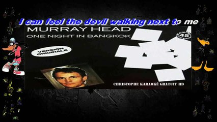 Murray Head - One night in Bangkok KARAOKE / INSTRUMENTAL