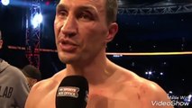 WLADIMIR KLITSCHKO POST FIGHT INTERVIEW AFTER LOSS vs ANTHONY JOSHUA 29_04_2017