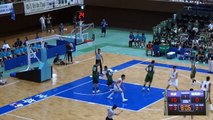 明成vs福岡第一(1Q)高校バスケ 2015 インターハイ準々決勝