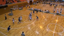 群馬vs茨城(1Q)高校バスケ 2015 関東ミニ国体 少年男子準決勝