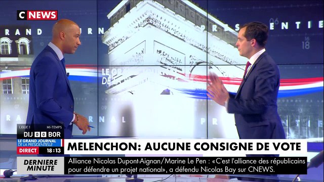 L'appel du pied de Nicolas Bay aux électeurs de Jean-Luc Mélenchon