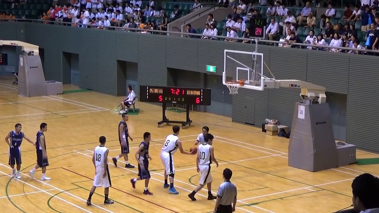 国学院久我山vs日本学園(1Q)高校バスケ 2015 インターハイ東京都予選決勝リーグ2日目