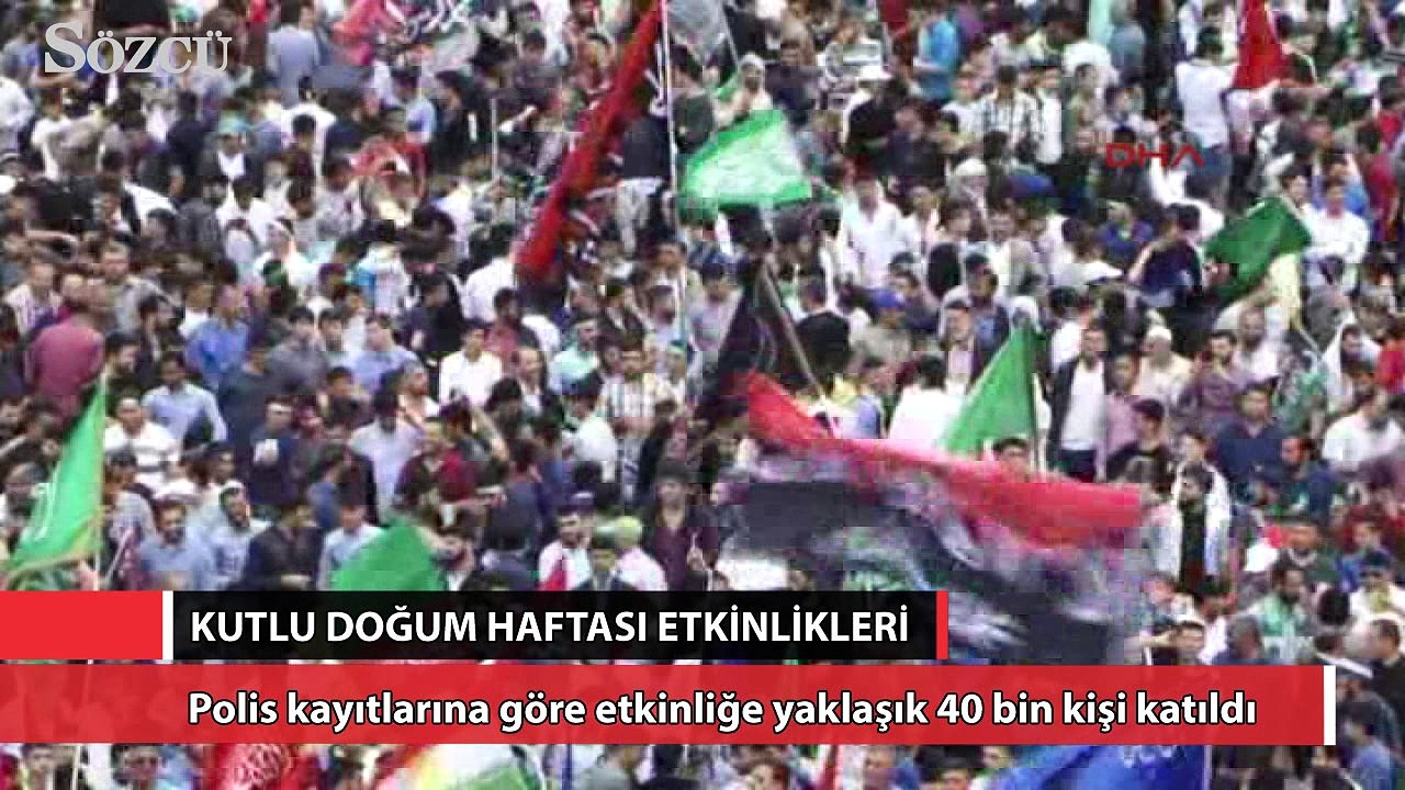Diyarbakır’da Kutlu Doğum Haftası mitingi