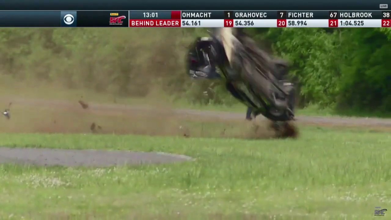 Virginia 2017 TC Race Fichter Huge Crash Flip