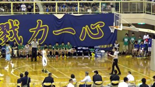 市立船橋vs土浦日大(3Q)高校バスケ 2015 関東大会準決勝